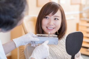 心斎橋　歯医者　型取り マテリアル（材料）の違いゴールドクラウン　自費治療