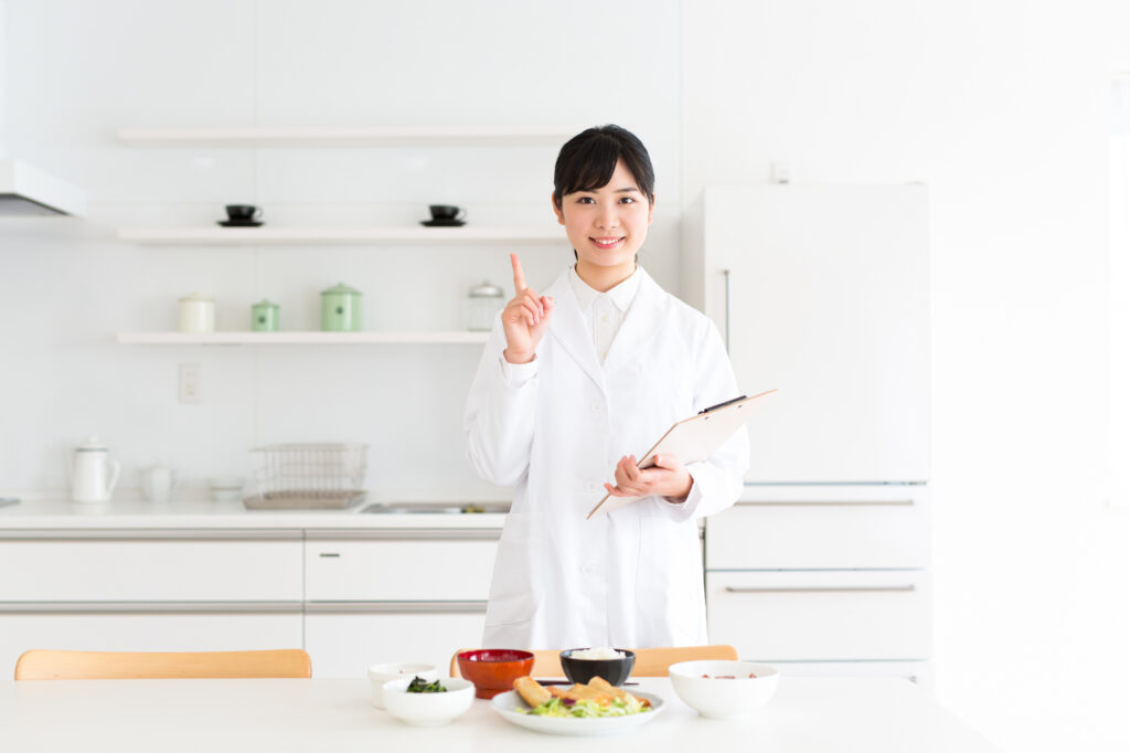 管理栄養士の女性