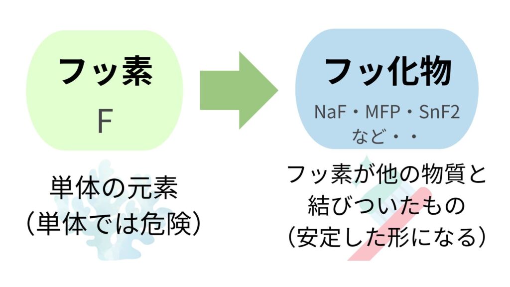 フッ素とフッ化物の違い