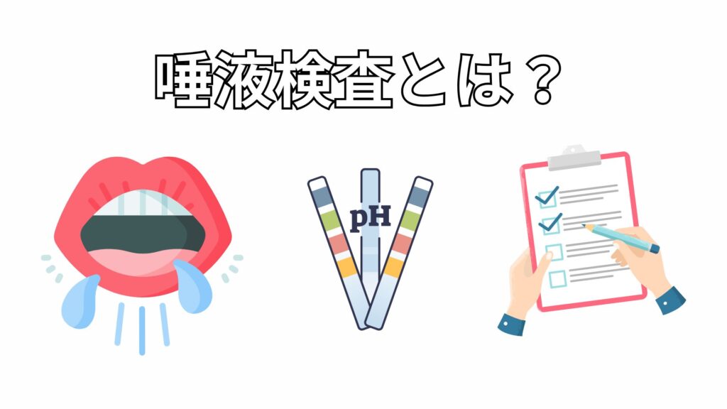 唾液検査の様子