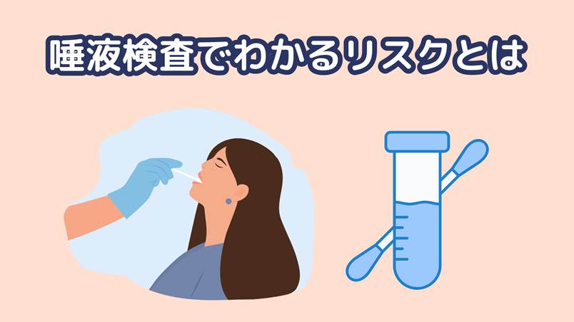 唾液検査の様子