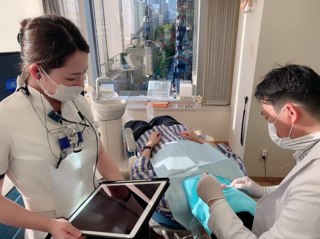 歯科治療の様子