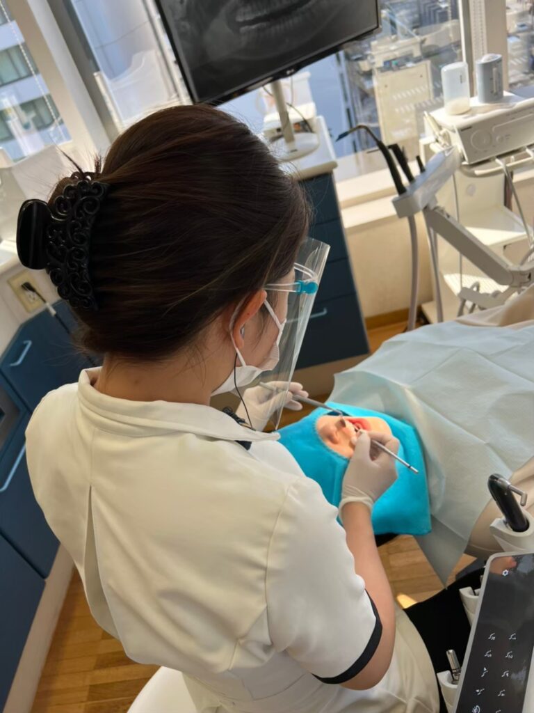 歯科治療の様子